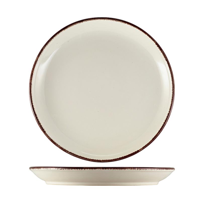 Terra Stoneware Sereno Brown Coupe Plate 24cm