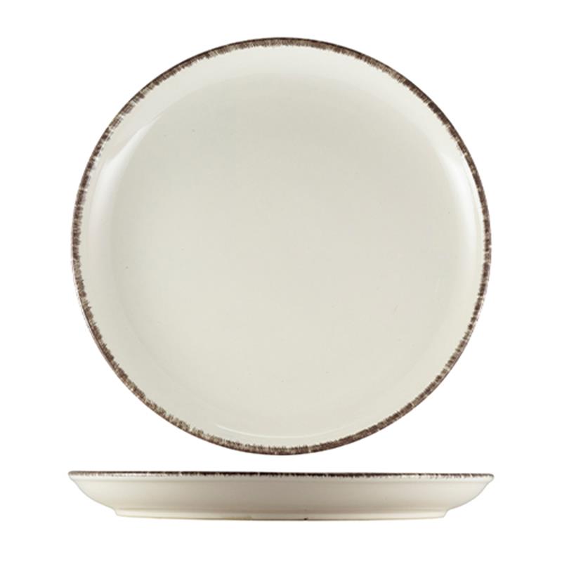 Terra Stoneware Sereno Grey Coupe Plate 27.5cm