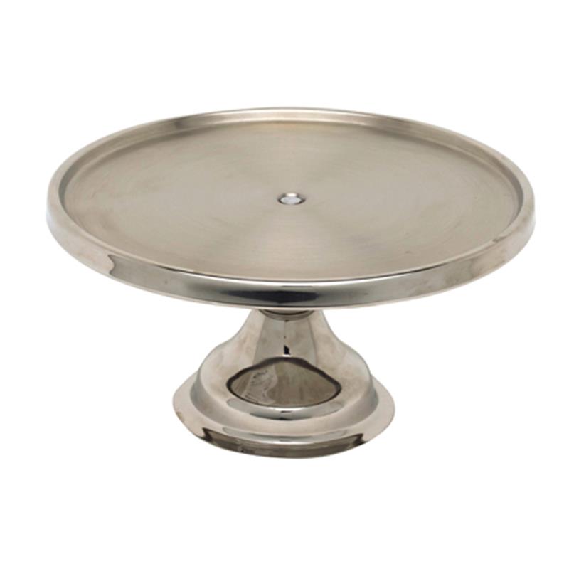 Genware S/St. Cake Stand 13"Dia.6.5" High