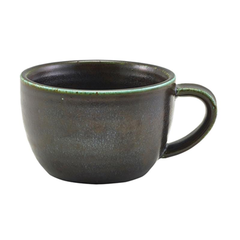 Terra Porcelain Black Coffee Cup 22cl/7.75oz