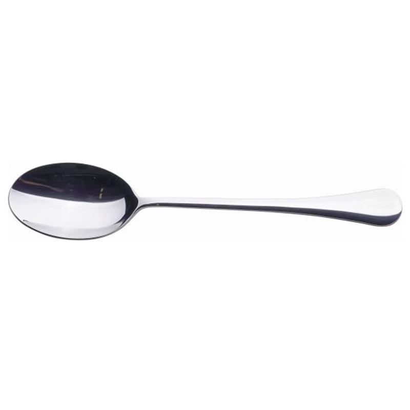 Genware Slim Dessert Spoon 18/0 (Dozen)