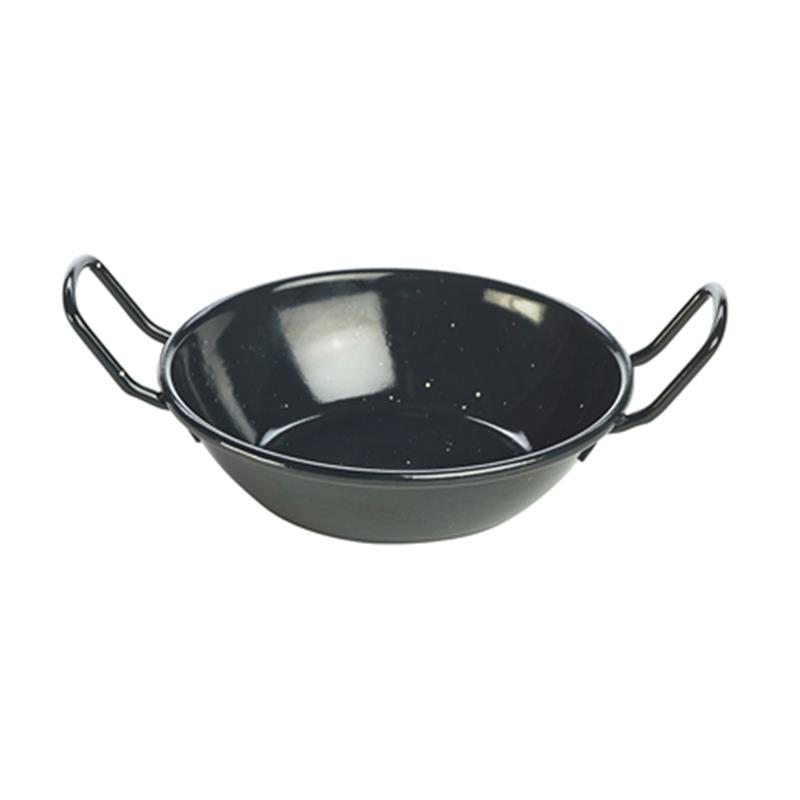 Black Enamel Dish 14cm