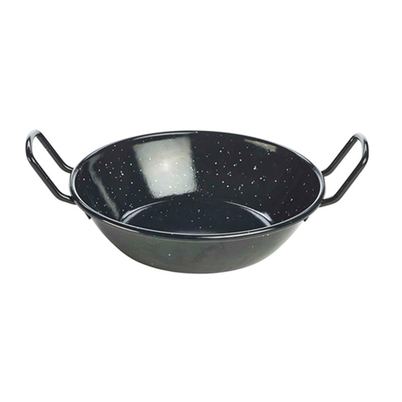 Black Enamel Dish 18cm