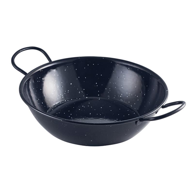 Black Enamel Dish 26cm