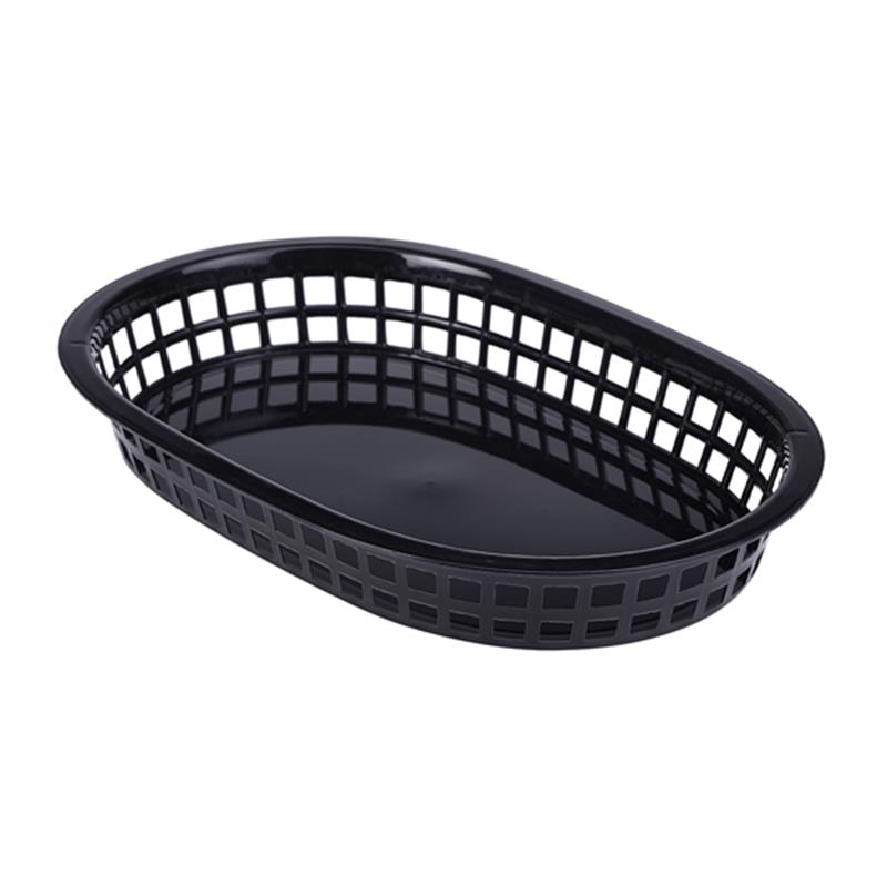 Fast Food Basket Black 27.5 x 17.5cm