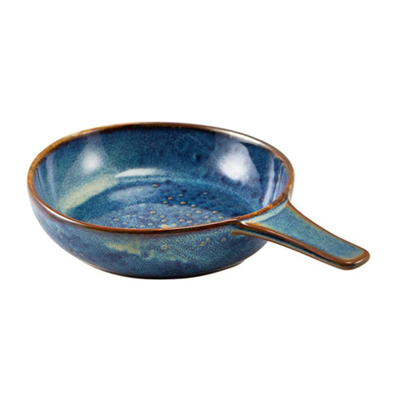 Terra Porcelain Aqua Blue Presentation Pan 15.5cm