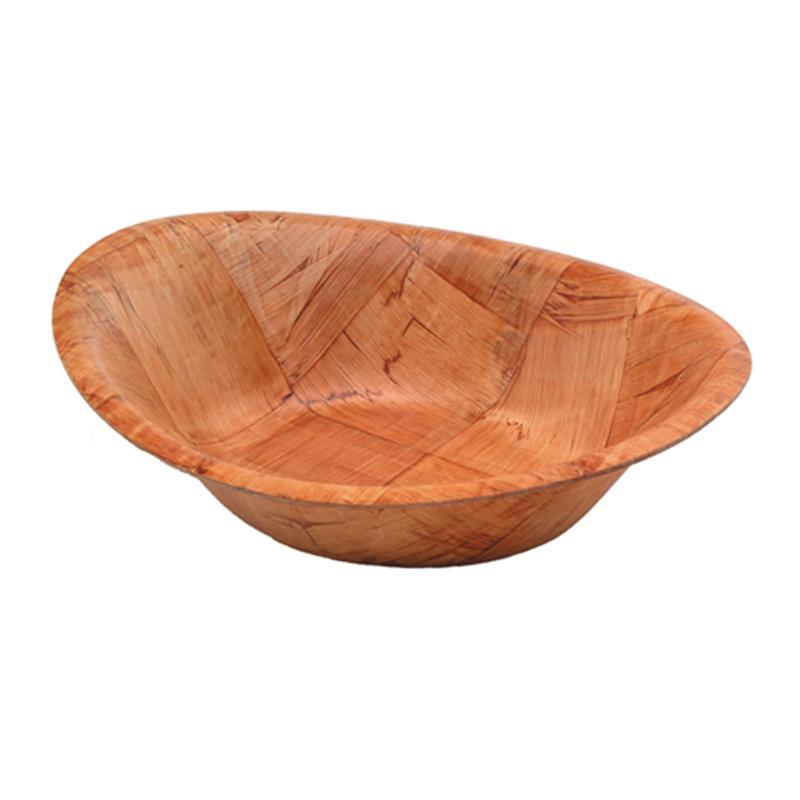 Oval Woven Wood Bowls 9"x7" Singles