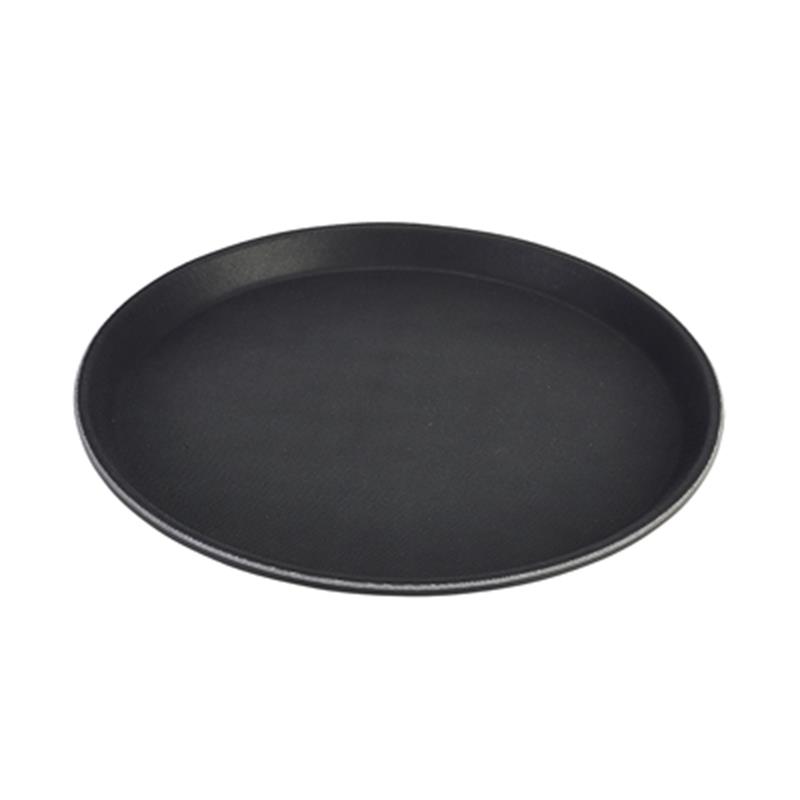 Gengrip 11" Round Non-Slip Tray Black