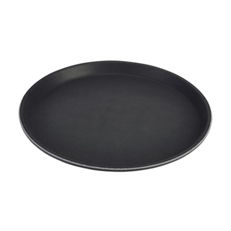 Gengrip 14" Round Non-Slip Tray Black