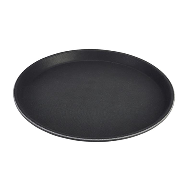 Gengrip 16" Round Non-Slip Tray Black