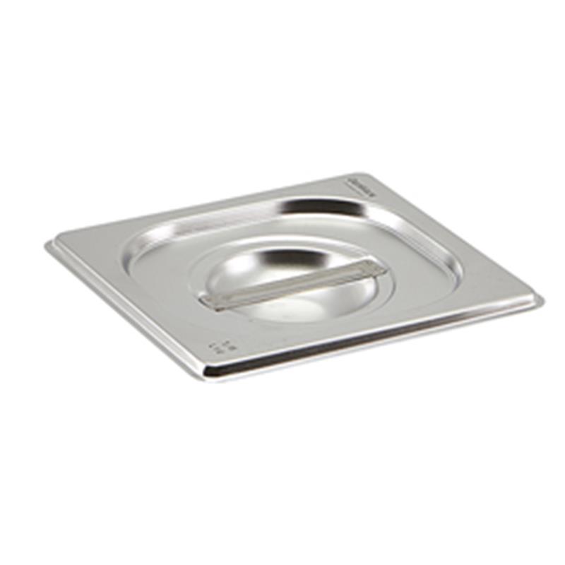 St/St Gastronorm Pan Lid 1/6