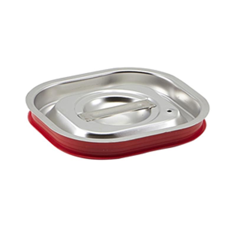 St/St Gastronorm Sealing Pan Lid 1/6