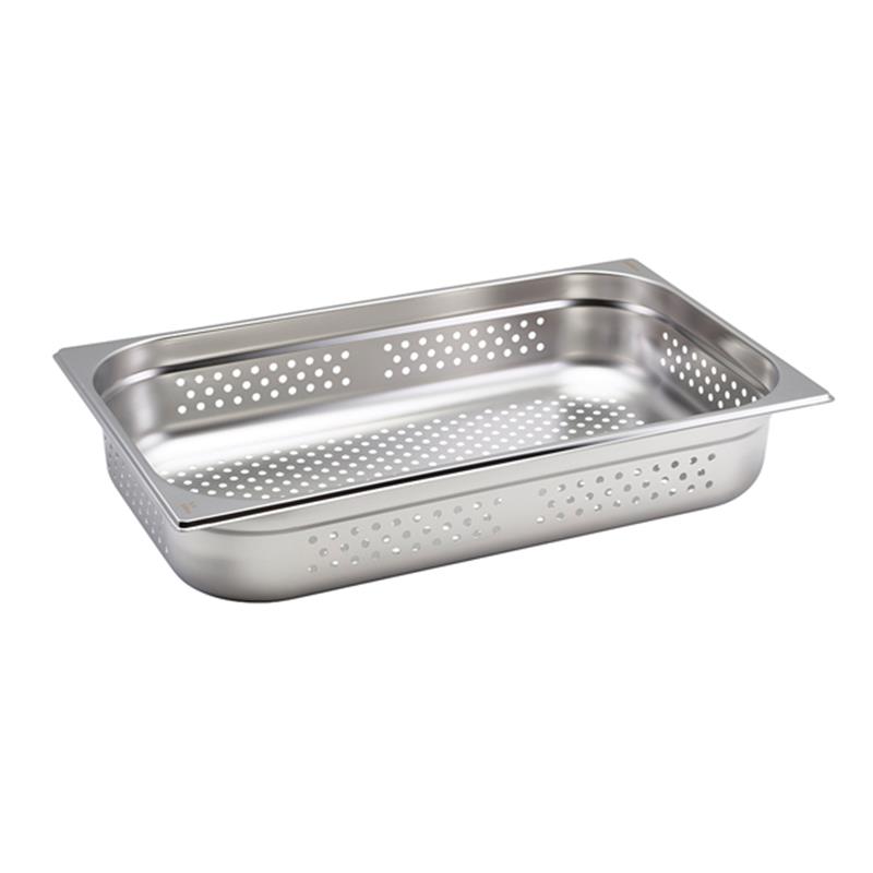 Perforated St/St Gastronorm Pan 1/1 - 100mm Deep