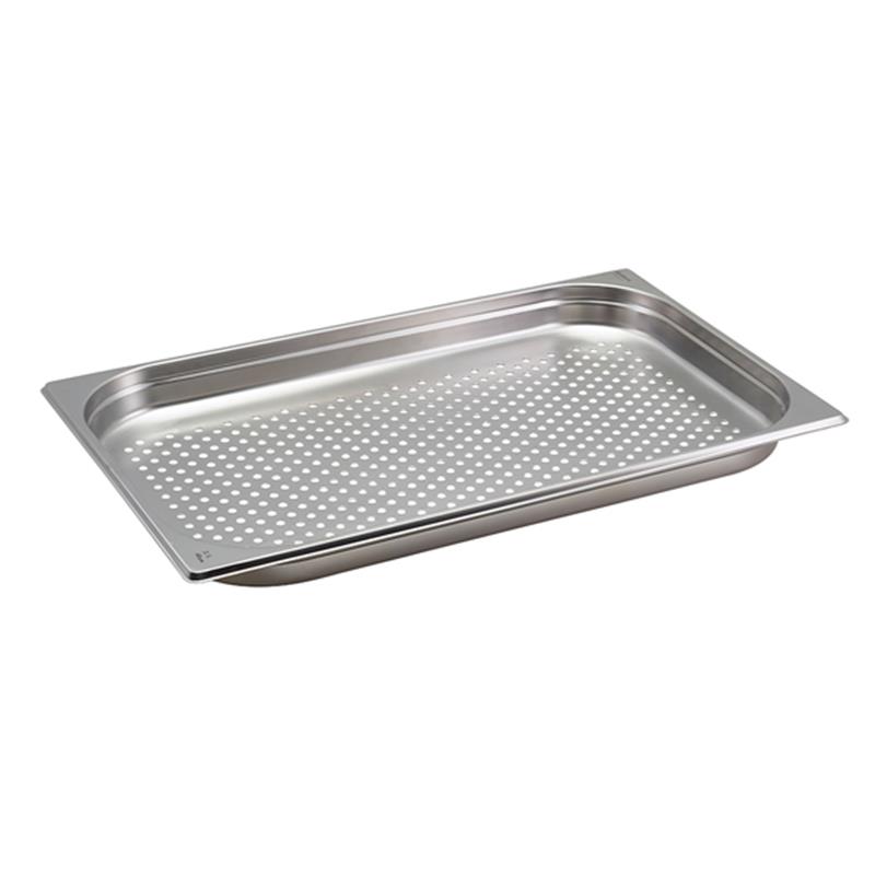 Perforated St/St Gastronorm Pan 1/1 - 40mm Deep