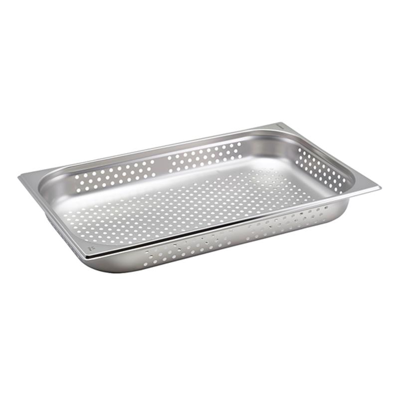 Perforated St/St Gastronorm Pan 1/1 - 65mm Deep