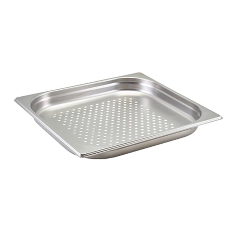 GenWare Perforated St/St Gastronorm Pan 2/3 - 40mm Deep