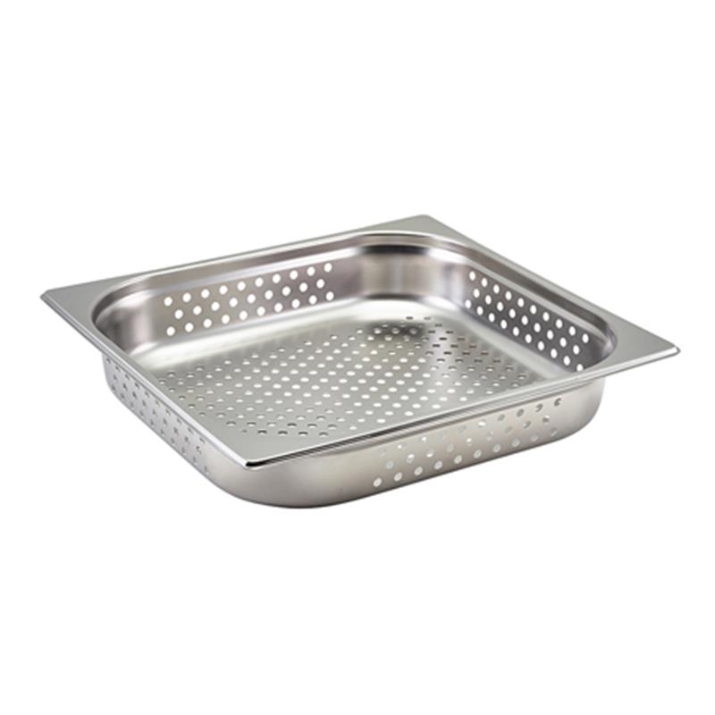 GenWare Perforated St/St Gastronorm Pan 2/3 - 65mm Deep