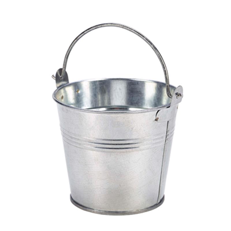 Galvanised Steel Serving Bucket 10cm Dia