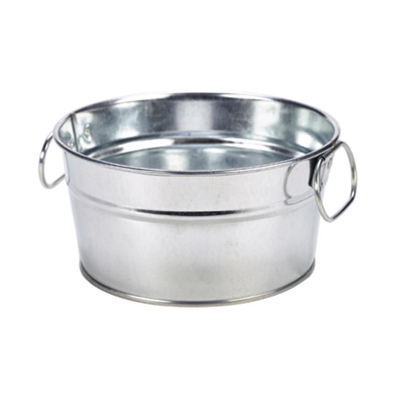 Galvanised Steel Serving Bucket 15 x 8cm