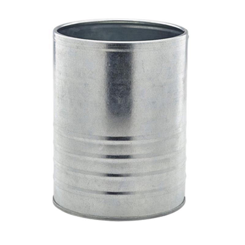 Galvanised Steel Can 11cm Dia x 14.5cm