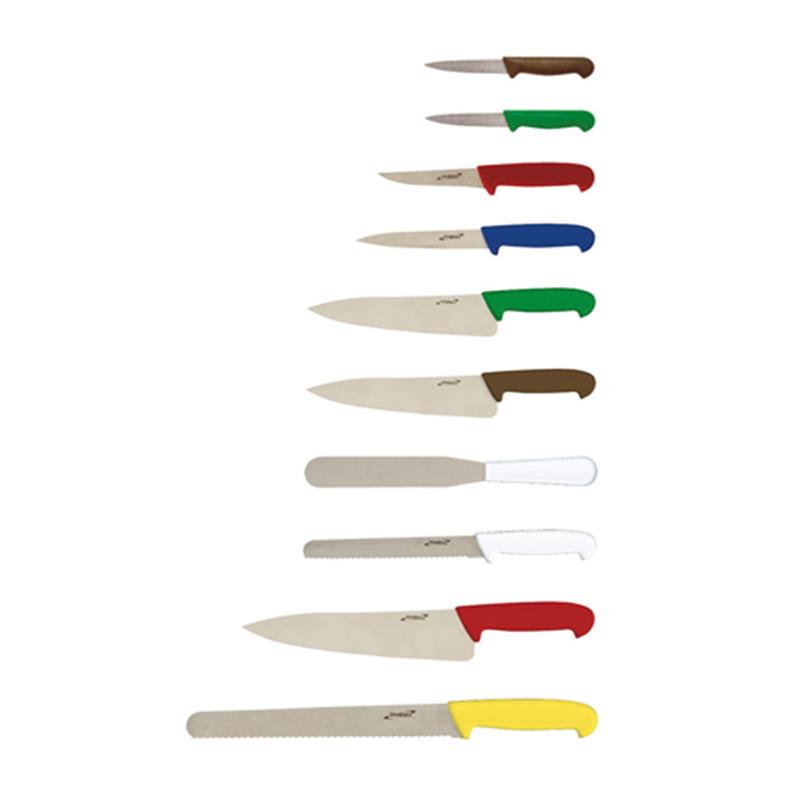 10 Piece Colour Coded Knife Set + Knife Case