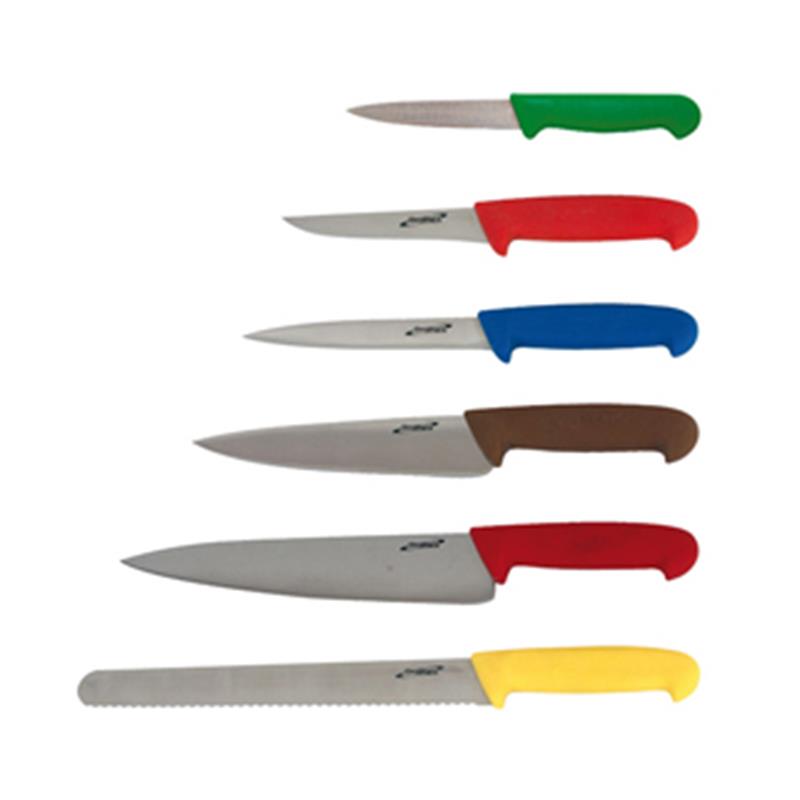 6 Piece Colour Coded Knife Set + Knife Wallet