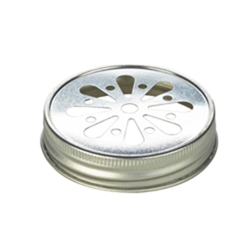 Genware Glass Mason Jar Lid