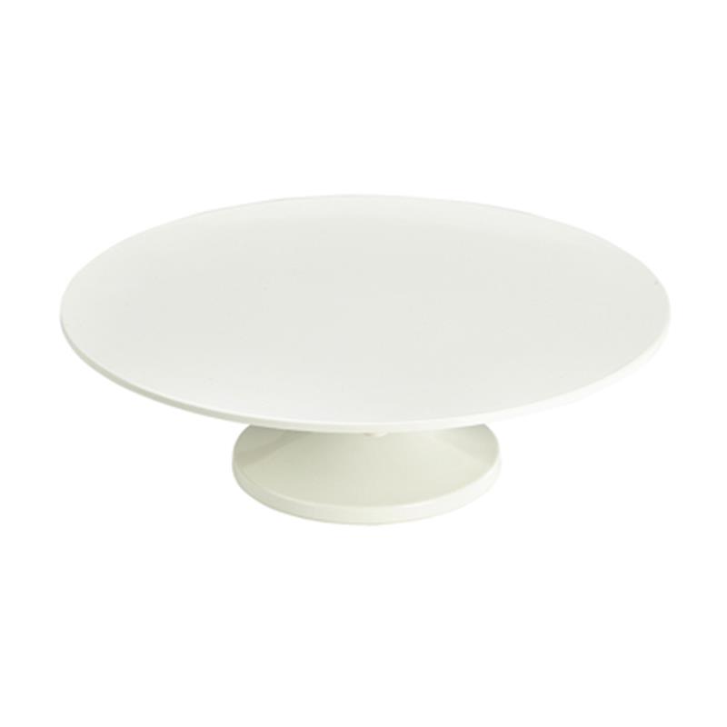 White Melamine Cake Stand 33cm/13"