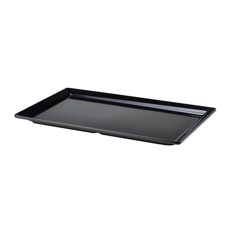 Black Melamine Platter GN 1/1 Size 53 X 32cm