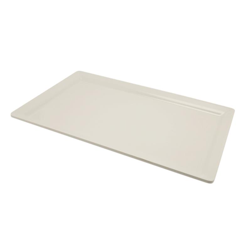 White Melamine Platter GN 1/1 Size 53 X 32cm