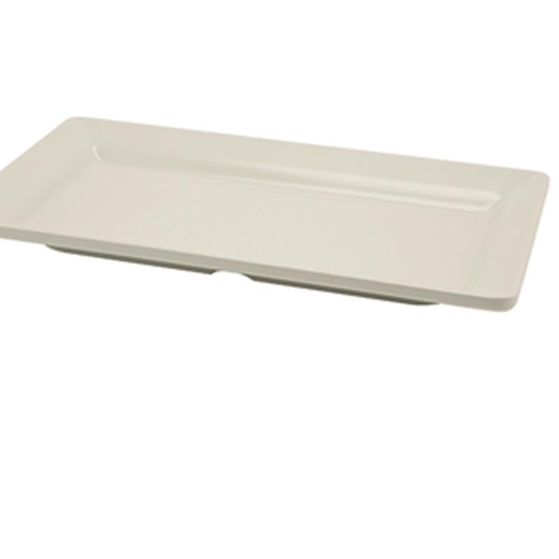 White Melamine Platter GN 1/3 Size 32X17.5cm