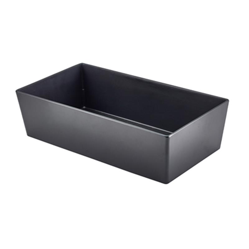 GenWare Matt Black Melamine Buffet Box GN1/3