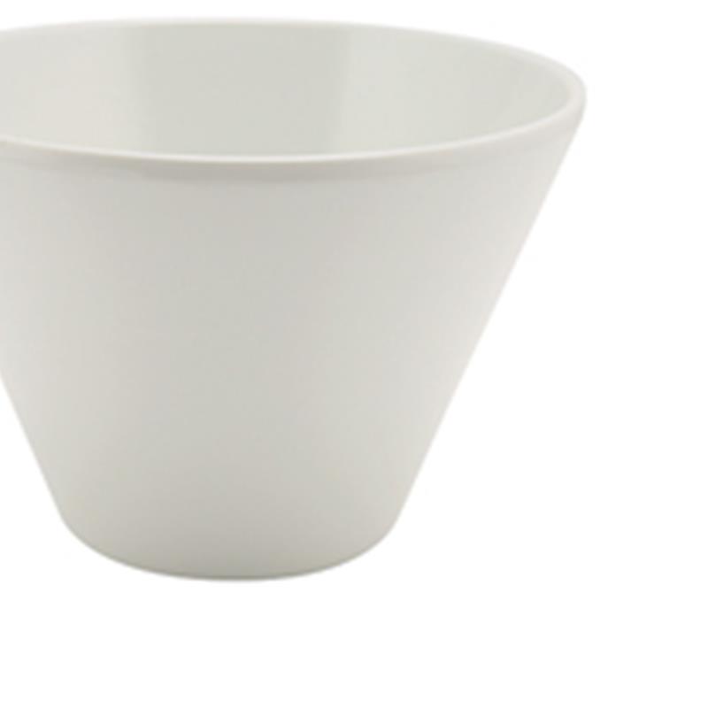 White Melamine Conical Buffet Bowl 12.7cm