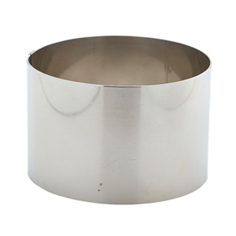 Stainless Steel Mousse Ring 9x6cm