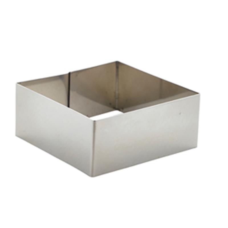 Stainless Steel Square Mousse Ring 8x3.5cm