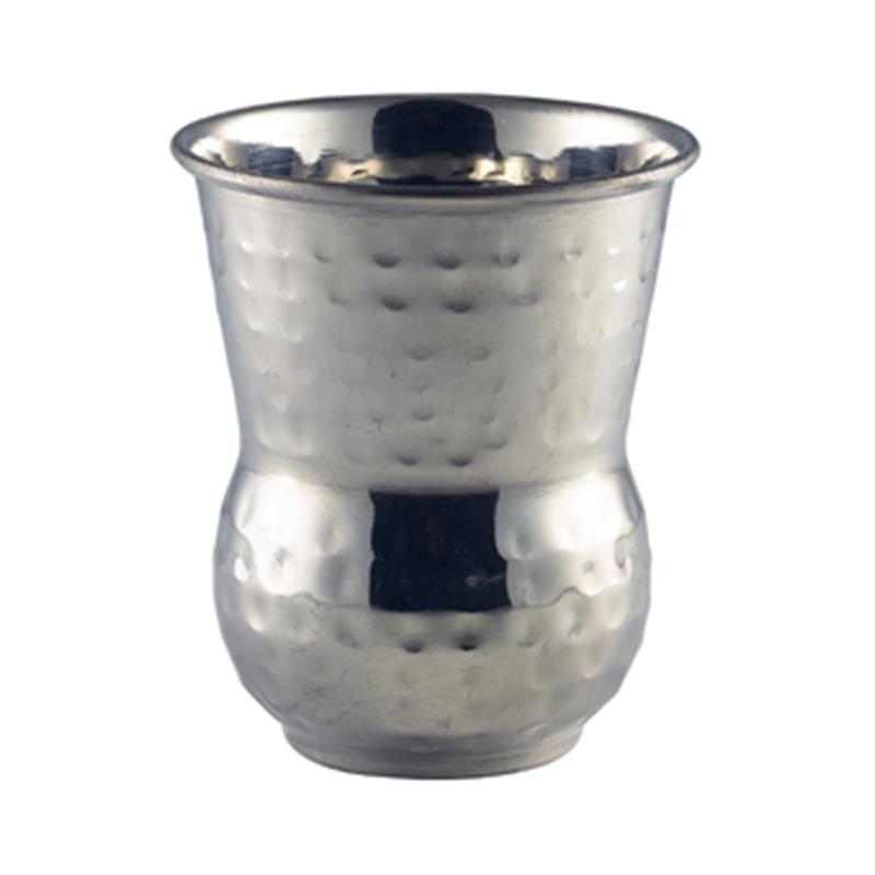 Moroccan Stainless Steel Hammered Tumbler 40cl/14oz