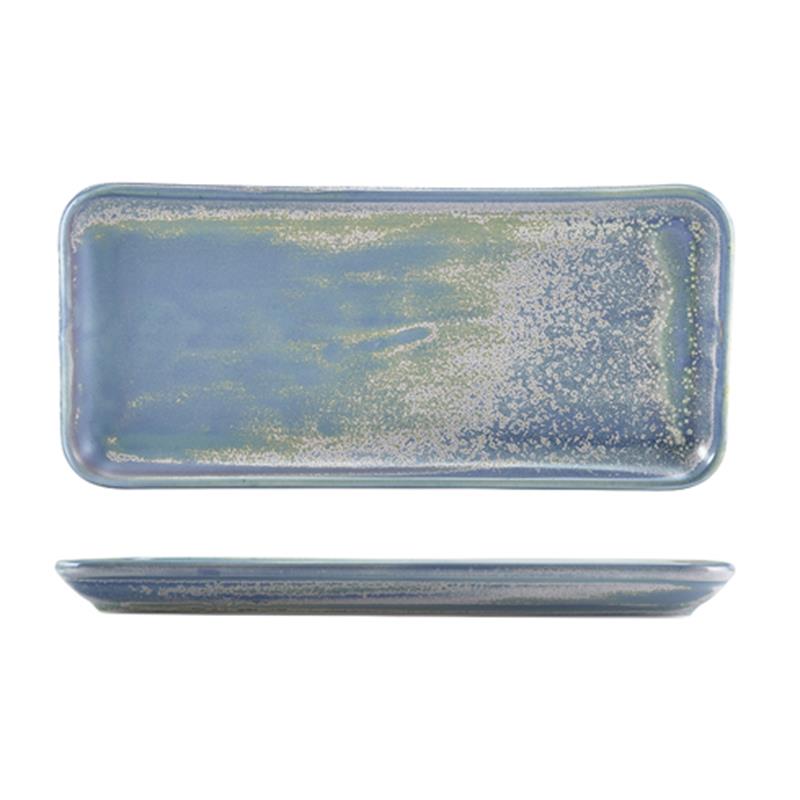 Terra Porcelain Seafoam Narrow Rectangular Platter 27 x 12.5cm