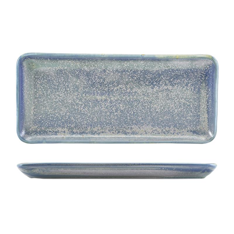 Terra Porcelain Seafoam Narrow Rectangular Platter 31 x 14cm