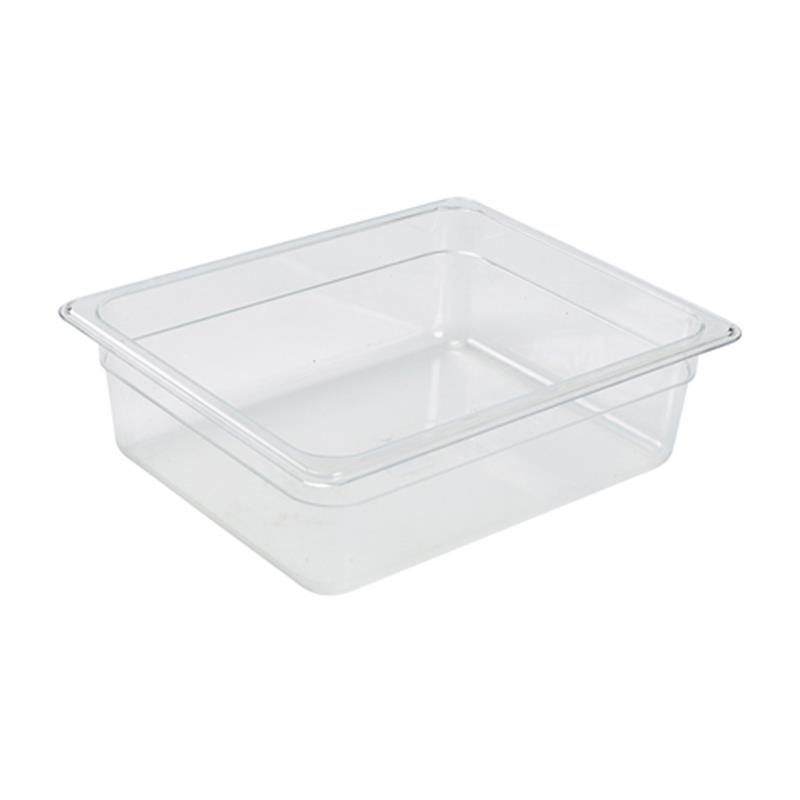 1/2 -Polycarbonate GN Pan 100mm Clear