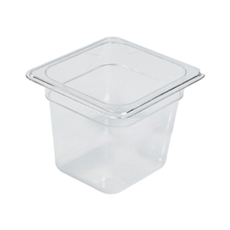 1/6 -Polycarbonate GN Pan 150mm Clear