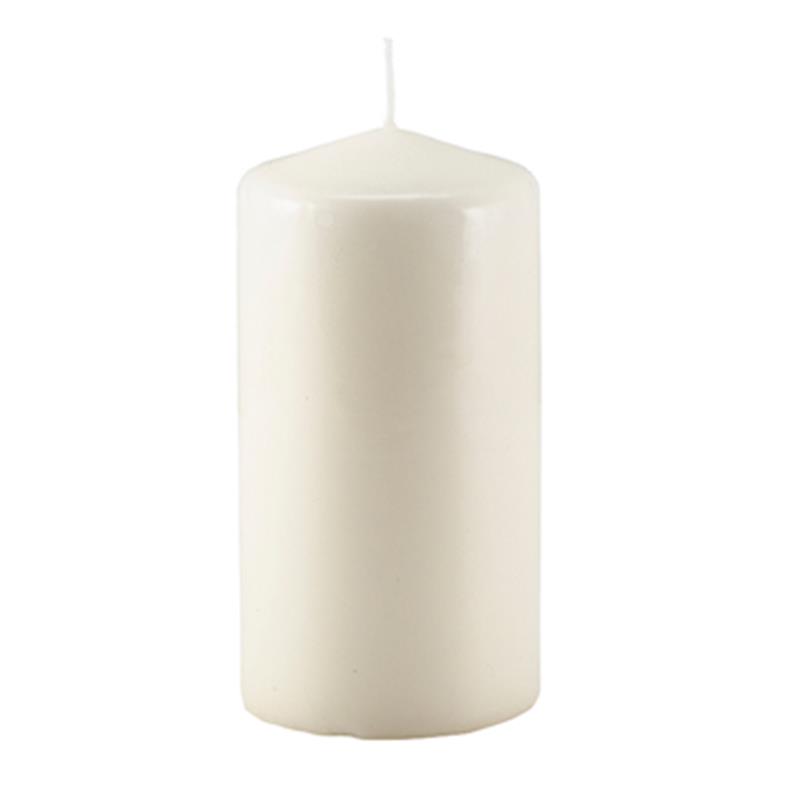 Pillar Candle 15cm H X 8cm Dia Ivory