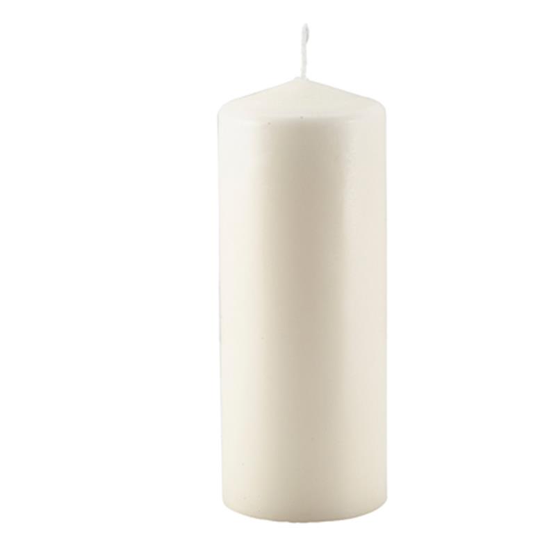 Pillar Candle 20cm H X 8cm Dia Ivory