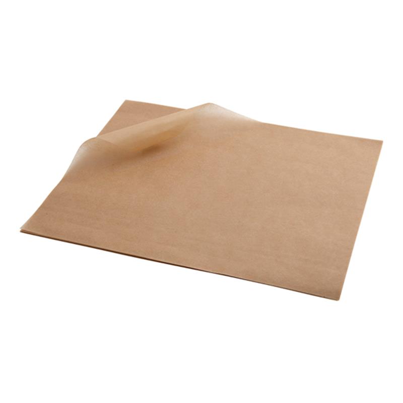 Greaseproof Paper Brown 25 x 20cm