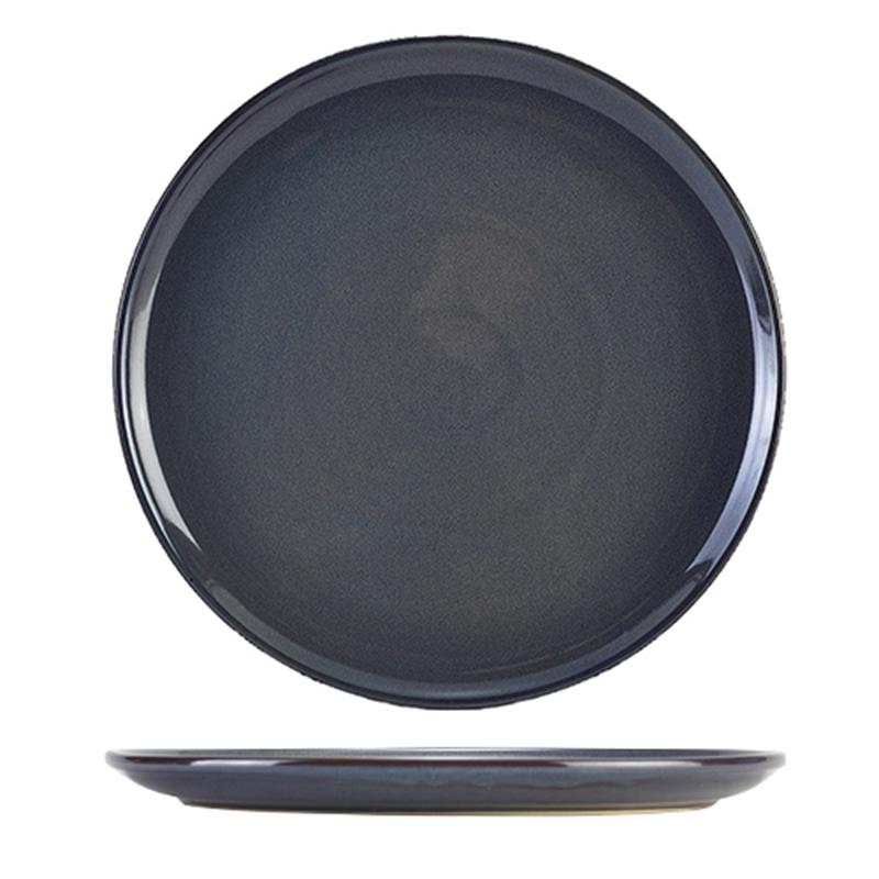 Terra Stoneware Rustic Blue Pizza Plate 33.5cm