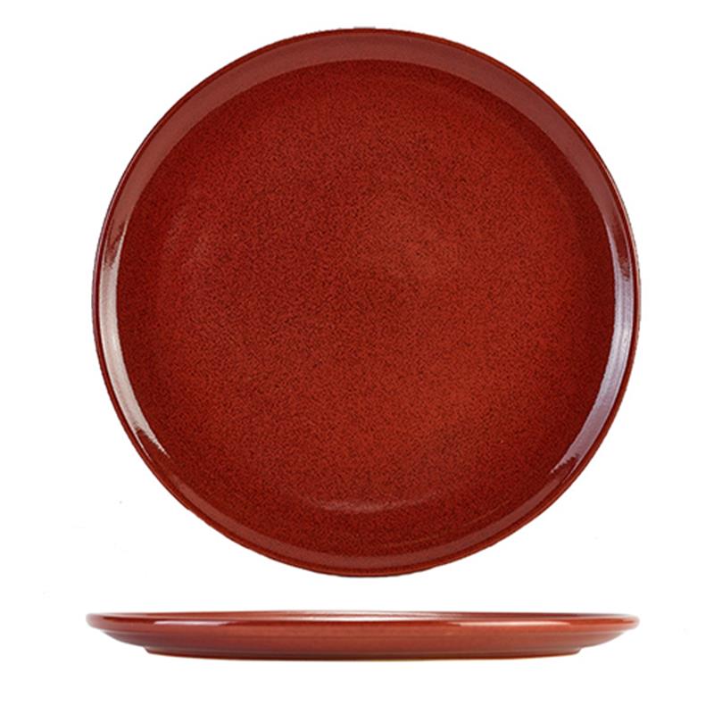 Terra Stoneware Rustic Red Pizza Plate 33.5cm