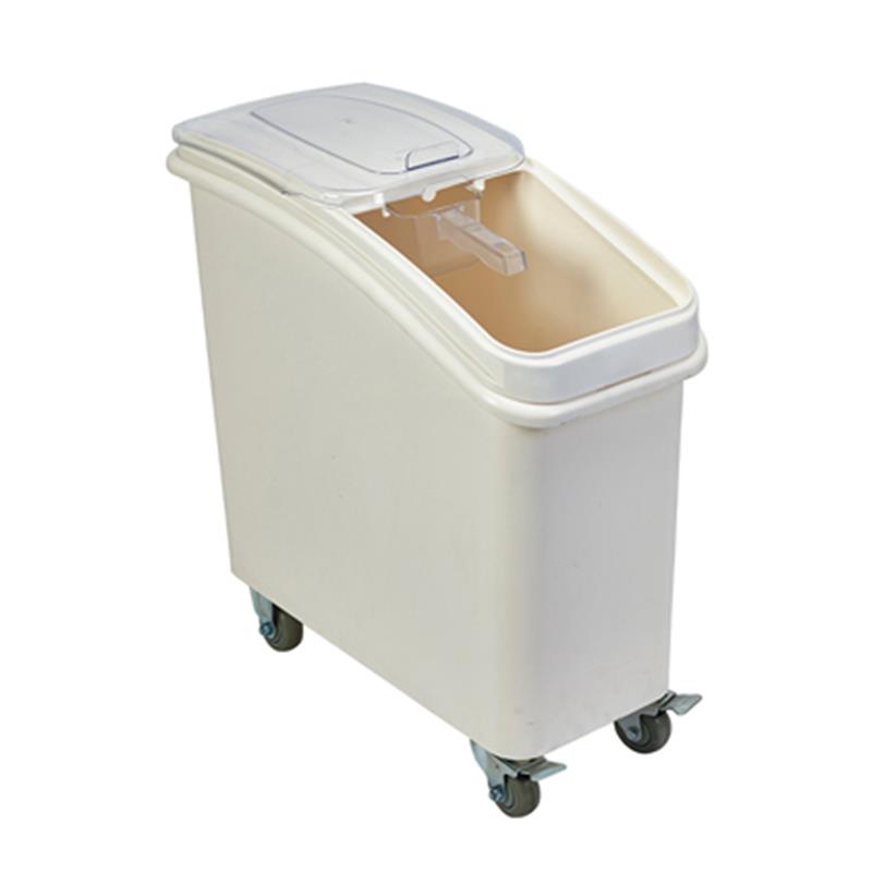 Polypropylene Mobile Ingredient Bin with Scoop 81 Litre