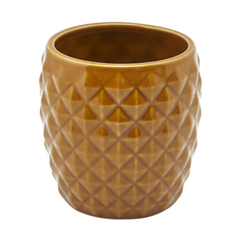 Genware Brown Pineapple Tiki Mug 40cl/14oz