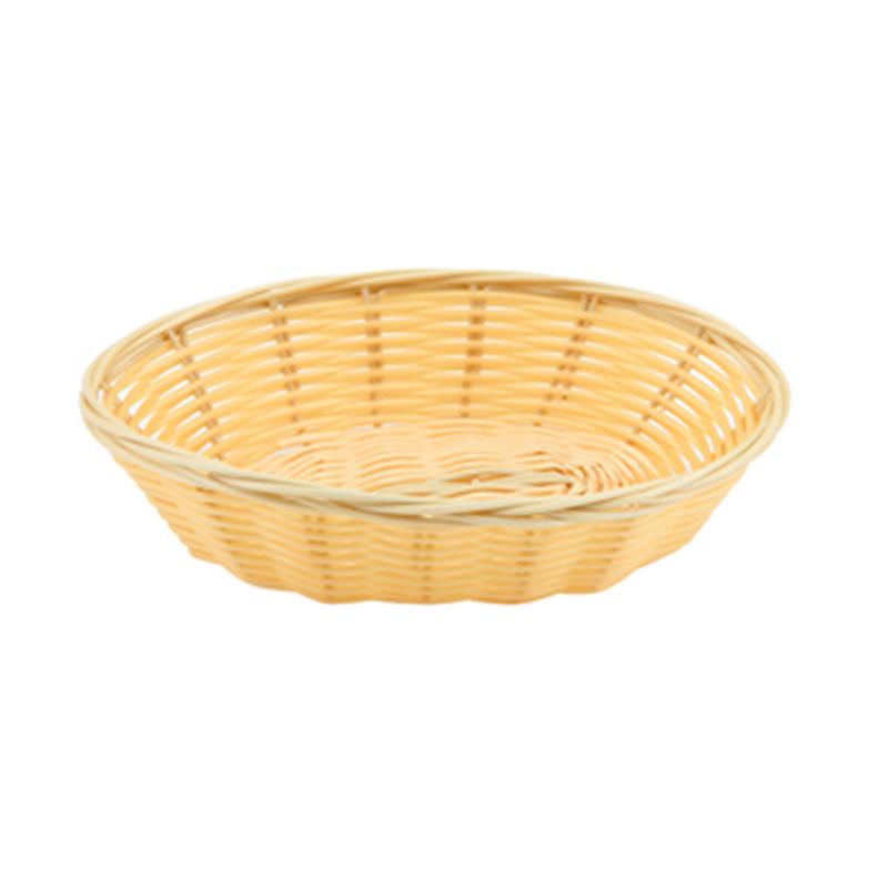 Oval Polywicker Basket 7"X5"X2"