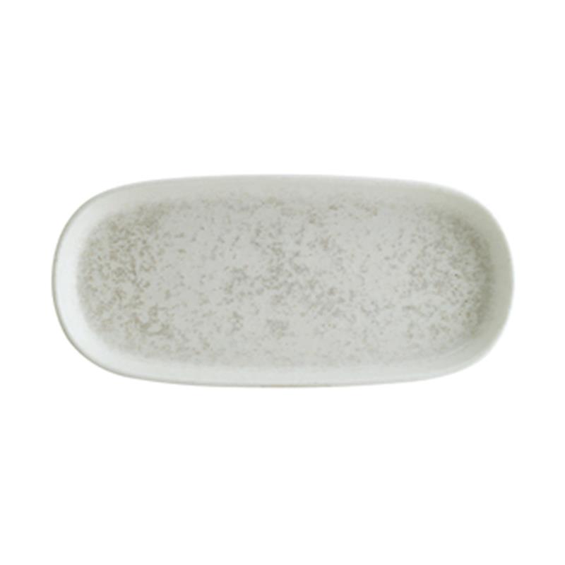 Lunar White Hygge Oval Dish 21cm