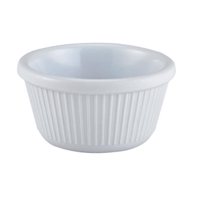 Ramekin 3oz Fluted White